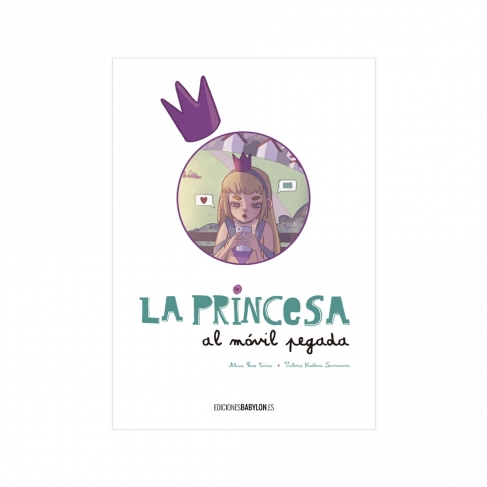 La princesa al móvil pegada